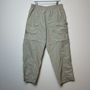 Columbia PFG Pants Men’s Large Convertible Khaki Performance Fishing Outdoor